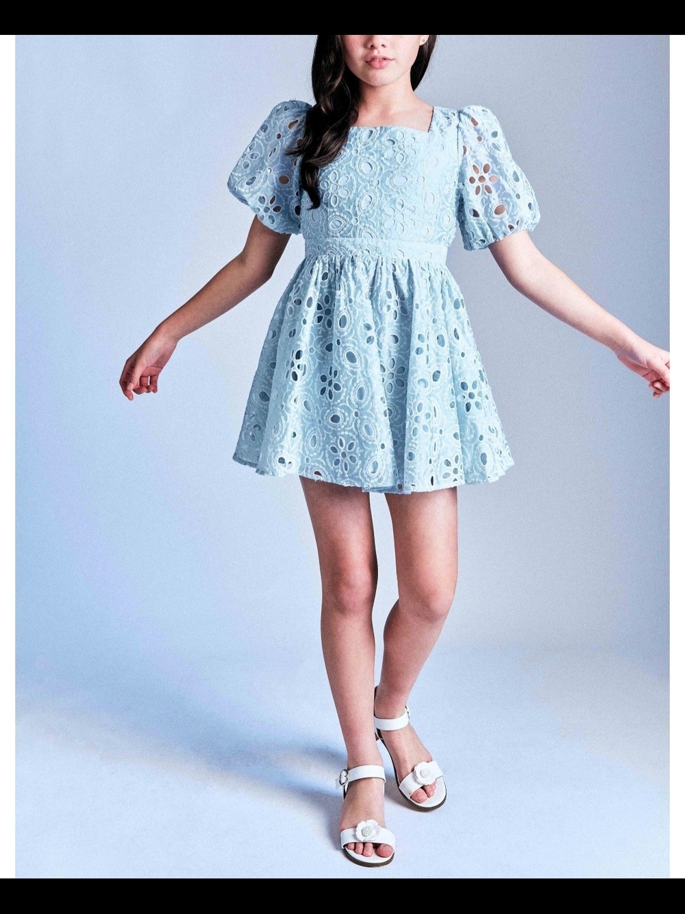New Bardot Junior Margo Broderie Mini Dress Size 12
